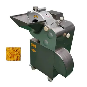 Commercial Vegetable Fruit Cutting Machine Bananas Coconut Dicer Pineapple Dicing Machine