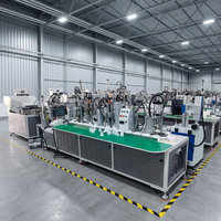 Machine d'assemblage et ligne de production de lampes entièrement automatiques contrôlées par PLC - Garantie 1 an