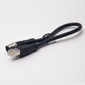 M12 zu RJ45 Kabel Stecker Industrial Ethernet Stecker 8 Pin A X Code Stecker Kunden spezifische Länge/Farbe/Pin/Code - Product Image 4