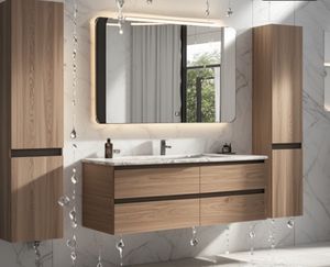 <b>Mirror</b> Led Bathroom <b>Mirror</b> <b>Light</b> <b>Vanity</b> Switch Wall Bathroom Toilet Hotel Backlit <b>Mirror</b> Water Proof - Product Image 3