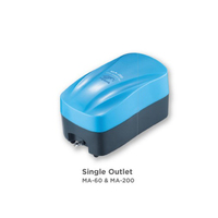 Pompe à air pour aquarium Periha, rectangulaire, durable, ultra silencieuse, DC 12V, en plastique, 8,5W, accessoires sûrs et fiables