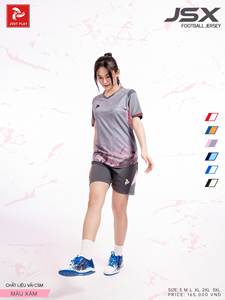 Conjunto de camiseta de fútbol de tela ecológica personalizable, nuevo diseño con bordado personalizado, uniforme de mayorista Just Play - Product Image 2