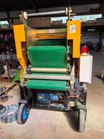 Mini-presse à balles pour ensilage de maïs et paille de riz, ensileuse de luzerne et d'herbe, ensileuse à rouleaux, haute productivité, avec moteur diesel