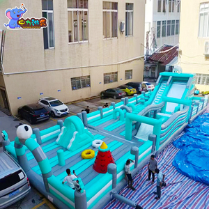 Nhà máy tùy biến mềm chơi khu vực cho trẻ em Đồ chơi mạnh mẽ khổng lồ <span class=keywords><strong>Inflatable</strong></span> sân chơi <span class=keywords><strong>Inflatable</strong></span> lâu đài nhà bị trả lại - Product Image 1