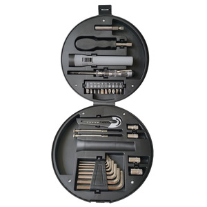 Ensemble d'outils à main promotionnels en acier au carbone de 29 pièces en forme de pneu avec étui rigide, OEM disponible - Product Image 5