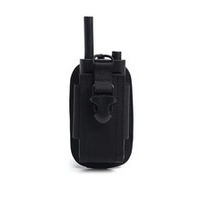 Porte-talkie-walkie tactique Petit sac à outils tactique Pochette radio Molle Compatible Outdoor Multi-Functional Phone Pouches