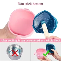 Kit chauffe-cire en silicone pliable 400 ml, appareil portable pour l'épilation à la cire, pour faire fondre les granulés de cire, épilation corporelle
