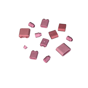 PWHT Pink Female End Alumina Ceramic <strong>Bead</strong> for Flexible Ceramic Pad Heater - Product Image 3