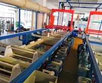 Machine d'électrodéposition, ligne de production d'électrodéposition, ligne de production de placage argent