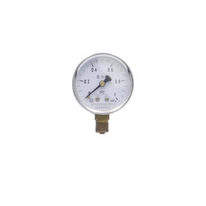 Нержавеющая сталь, черный 2-дюймовый указатель, манометр, измеритель давления в трубе, 1 мПа, 1/2 винтовые котельные манометры - Product Image 2