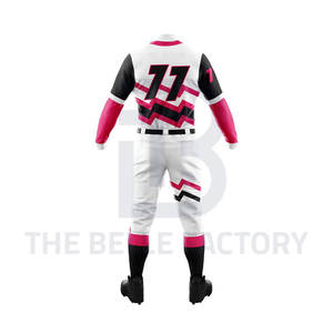 2025 nuevo uniforme de béisbol ligero cómodo transpirable 100% algodón para adultos conjunto de ropa deportiva reflectante personalizable - Product Image 6
