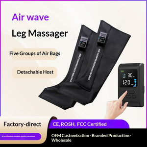 Portable Air Compression Leg Massager for Office Worker Home Use Sequential With Detachable Host <b>Storage</b> Bag EM-F909 Portable Ai - Product Image 1