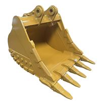 Godet de terrassement en acier personnalisé pour excavatrice 330, 1,6 m³, remplacement OEM, certifié CE ISO, 20 tonnes, 1450 kg, garantie 1 an, vente en gros