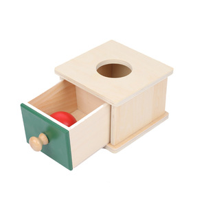 Trẻ Em Phù Hợp Với Mục Tiêu Khay Bóng Permanence Đối Tượng Ngăn Kéo Hộp Đồng Xu Xây Dựng Khối Trẻ Em Bằng Gỗ Đầu Đồ Chơi Giáo Dục - Product Image 4
