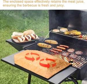Sac isotherme en aluminium grande capacité pour viande de barbecue, sac de transport thermique pour aliments, idéal pour le camping, la restauration et les cadeaux promotionnels - Product Image 4