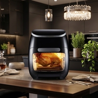 Friteuse à air numérique Tower T17076 Xpress Pro Combo 10-en-1 à circulation rapide d'air, minuterie 60 minutes, 11L, sans huile, 2000W
