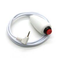 3,5mm Klinkenstecker Reset Ein/Aus-Schalter mit Einzeltaste für Schwesternrufstationen, universell einsetzbar für Patienten/Behinderte
