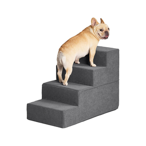Custom 3 4 5 <b>Steps</b> Solid Waterproof Washable <b>Cover</b> 30D Foam Sofa Little Dog Bed Stairs - Product Image 1