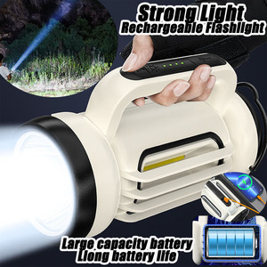 Reflector LED portátil con batería recargable, luz para acampar al aire libre, reflector de alta intensidad, fuente de luz blanca - Product Image 5