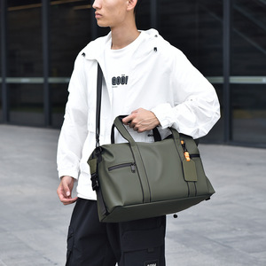 Travel Bag Gray Black Green Unisex Soft Handle Independent Shoe Compartment Leisure Travel Spring 2025 - Product Image 4