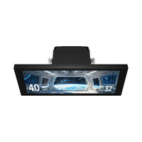 Ventilateur de refroidissement pour boîtier d'ordinateur liquide, écran numérique noir et blanc, grand écran, roulement à billes ARGB pour TROFEO VISION 360