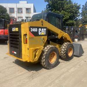 Usado para Cat 246D Mini Skid Steer Loader Cargador de ruedas versátil con motor Caterpillar y bomba Easy Earth Moving a la venta - Product Image 4