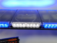 Barras de Luces Estroboscópicas LED Golddeer, Luces de Emergencia LED Azules y Blancas, Luces de Emergencia para Automóviles