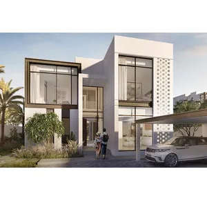 Nhà tiền chế tòa nhà ánh sáng đo khung thép nhà prefab biệt thự thiết kế hiện đại tùy chỉnh nhà