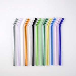 Hiện Đại Thân Thiện Với Môi Tái Sử Dụng Thủy Tinh Borosilicate Rơm Bộ Phổ Biến Thẳng Làm Sạch Bàn Chải Sử Dụng Hàng Ngày Có Sẵn Đầy Màu Sắc - Product Image 5