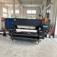 Imprimante à sublimation Fedar FD6198E d'occasion, 90% neuve, 8 têtes i3200, carte AT, 1,9 m, machine à sublimation pour papier transfert thermique