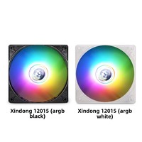 Xindong 12015 5V ARGB ventilateur de refroidissement Ultra-mince 12cm lumière divine synchrone refroidi à l'eau 1.8W boule de cuivre 120mm châssis