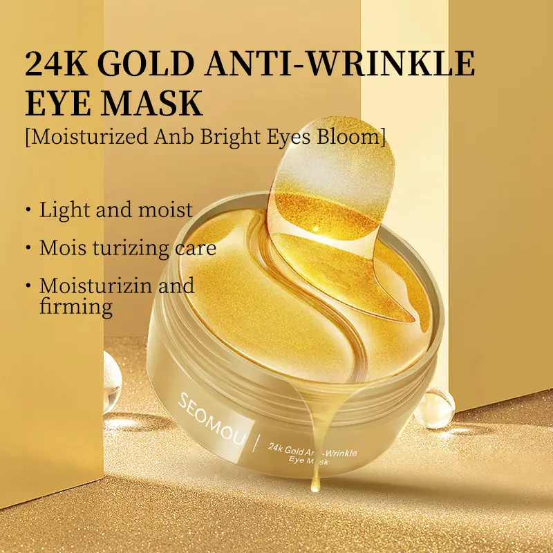 OEM Die beste Augen behandlung 24K Golden Seaweed Collagen Gel Pads unter der Augen maske