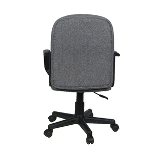 The middle part my back gray fabric Bureau swivel recliner chair Bureau with PP armrest and Base nylon - Product Image 5