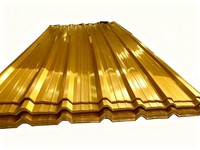 Tôle de toiture ondulée en acier galvanisé prélaqué AZ30~AZ40, entièrement enduit, épaisseur 0,12-3,0 mm, norme ASTM