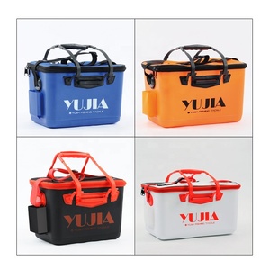 Borsa da Pesca Pieghevole Impermeabile in EVA Bianca, Arancione, Blu, Nera, <span class=keywords><strong>Rossa</strong></span> con Capacità 35-50L e Tracolla Regolabile - Product Image 6