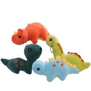 Lindos Peluches de Animales, Juguetes de Peluche de Dinosaurios, Llaveros de Peluche de Máquina de Garras, Pequeños Peluches, Muñecos de Peluche, Llavero de Tiranosaurio Rex - Product Image 1