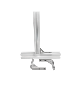 Cadre <span class=keywords><strong>de</strong></span> porte industriel standard européen TZHIF modèle 2020, <span class=keywords><strong>renfort</strong></span> <span class=keywords><strong>d</strong></span>'<span class=keywords><strong>angle</strong></span> en alliage, triangle, simple face, zincé, support en aluminium | - Product Image 3