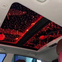 Lumières de Décoration Intérieure de Voiture Atmosphère Ciel Étoilé Film Panoramique Universel pour Toit Ouvrant de Voiture Prise en Charge de la Personnalisation