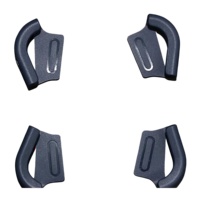 Attache plate à pression universelle pour étui en cuir, accessoire en TPU, protection d'angle en caoutchouc souple, bouton-pression incurvé en caoutchouc pour véhicule