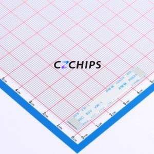 HX FFC-1.0-6P-50mm FFC Cable (Flexible Flat Cable) P=1mm Connector 6P 1mm 0.3mm Non-Inverting - Product Image 1