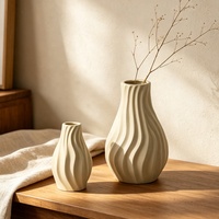Vase en céramique YBH style bohème moderne, design créatif, décoration d'intérieur, centre de table pour mariage