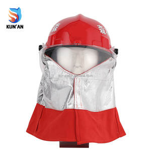 <span class=keywords><strong>Casque</strong></span> de sécurité pour pompiers américain, orange, en carbone, de marque Kunan, multifonctionnel. - Product Image 1