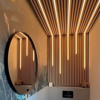 Panneau acoustique en bois insonorisant KASARO, panneau mural 3D décoratif avec éclairage LED, absorption acoustique, pour studio de musique, akupanel