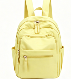 Unisex Laptop <b>Backpack</b> Polyester Zipper Closure Waterproof Arcuate Shoulder Strap-Business & School Use Fashion Design - Product Image 1