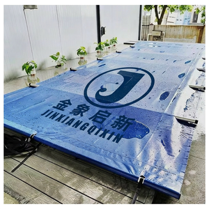 Copertura Automatica Retrattile per Piscina <span class=keywords><strong>in</strong></span> <span class=keywords><strong>PVC</strong></span>, Misura Personalizzata per Piscine Interrate, Protezione UV Impermeabile 110V-240V, Copertura di Sicurezza per Piscina - Product Image 1