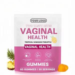 Complément alimentaire à base de plantes pour la santé vaginale féminine, probiotiques vaginaux, source de gommes féminines, équilibre du pH et amélioration de l'immunité pour les femmes - Product Image 1