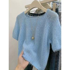 เสื้อสเวตเตอร์แขนสั้นปักเลื่อมเฮลล์เบลา 0XL เสื้อสเวตเตอร์ผู้หญิง - Product Image 5