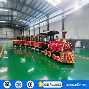 Trenes Eléctricos de <span class=keywords><strong>Lujo</strong></span> sin Rieles para Niños, Precio de Fábrica, Capacidad para 27/40 Personas, para Uso en Centros Comerciales - Product Image 2