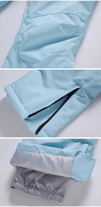 Moda deportes polar impermeable traje de invierno mujeres pantalones de nieve tamaño personalizado abajo a prueba de viento traje de esquí de las mujeres - Product Image 5