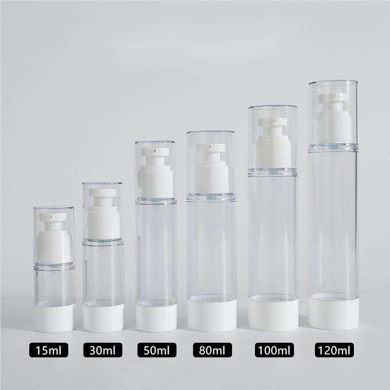 ขวดใส + ฝา lotin ปากแบน